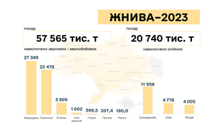 Сбор урожая в Украине: 78,3 миллиона тонн и завершение кампании, кроме кукурузы
